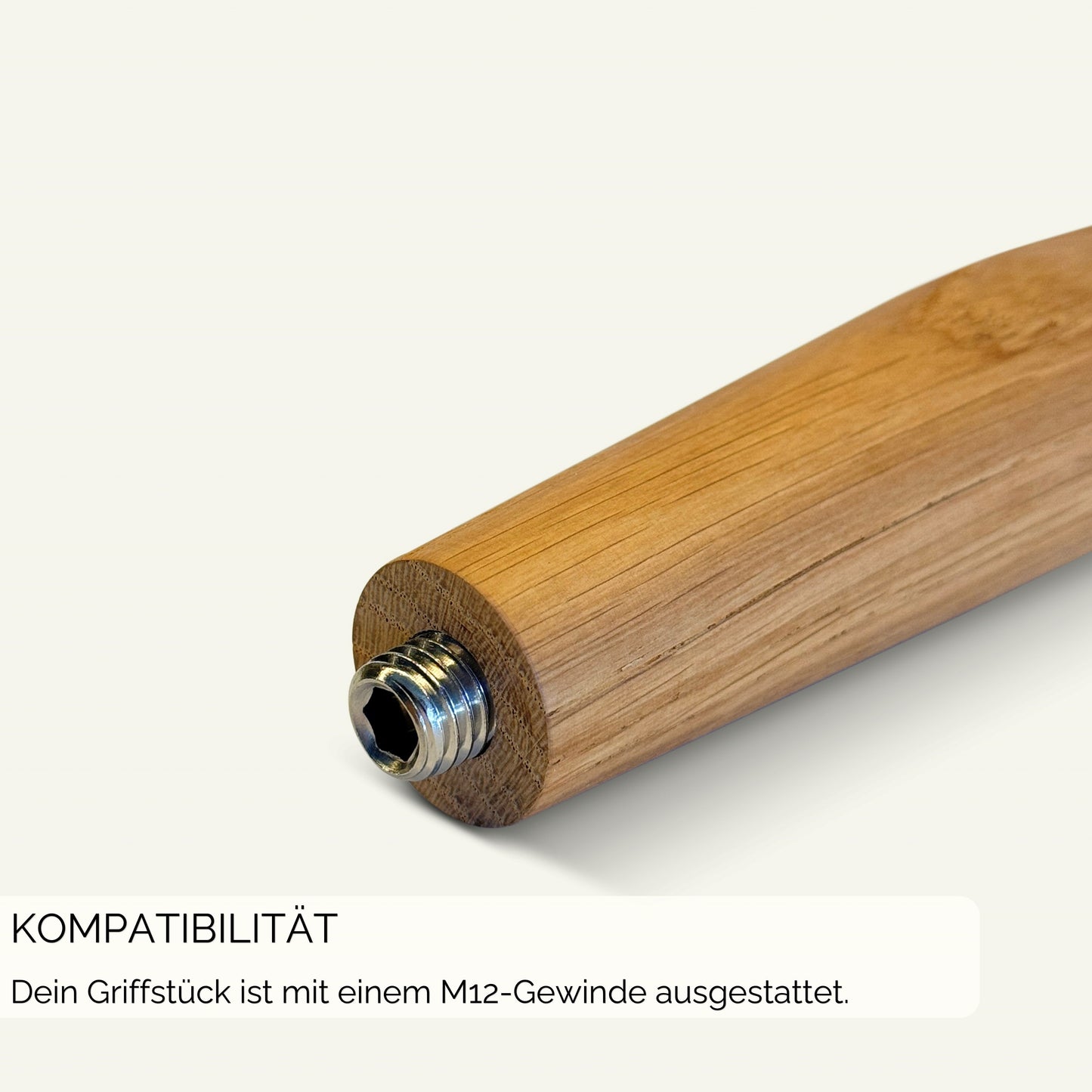 Siebträgergriff Eichenholz