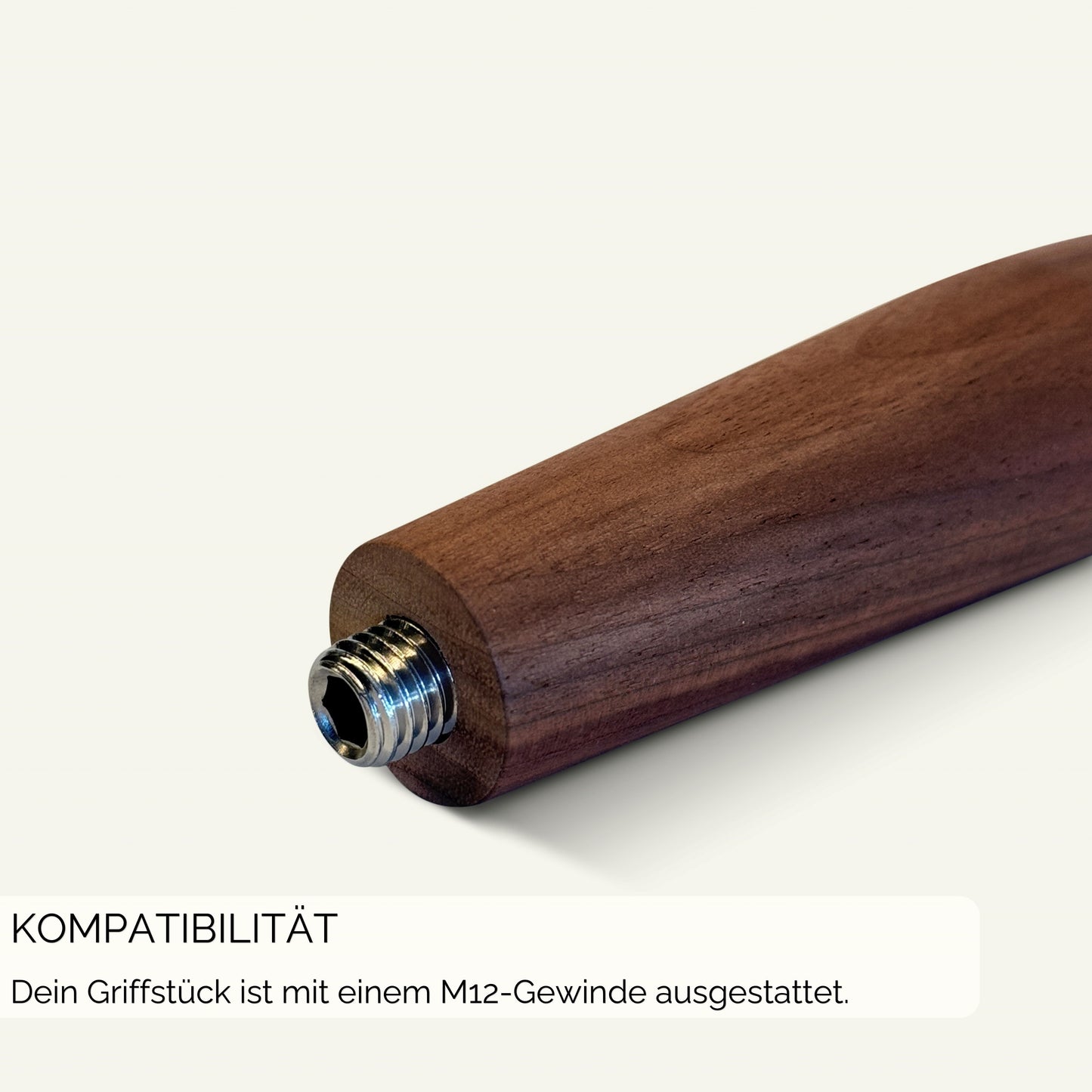 Siebträgergriff Nussholz
